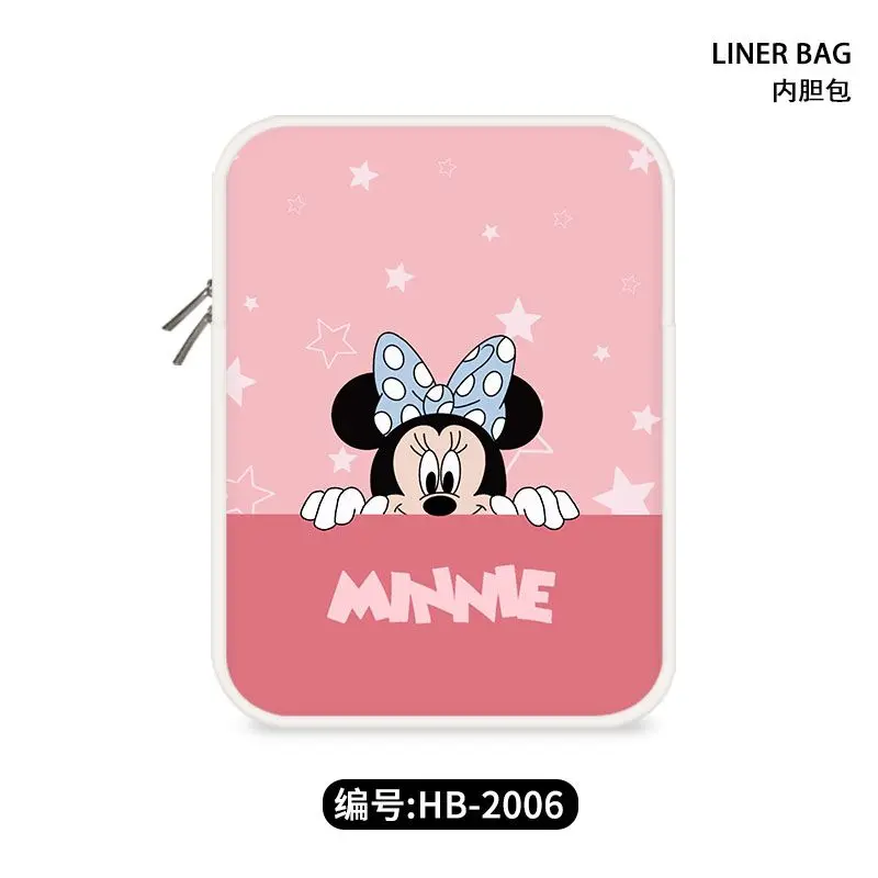 ديزني ميكي ماوس لطيف الوردي حقيبة لابتوب لينوفو ديل HP هواوي Xiaomi ماك بوك اير M2 حافظة 10 11 12 13 14 15 16 المثانة الداخلية #6