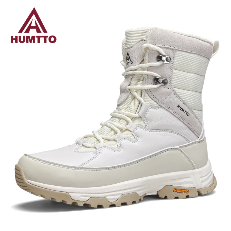 HUMTTO Winter Snow Boots for Women Outdoor Keep Warm Shoes White Platform Ankle Boots Woman Luxury Designer Women's Sneakers