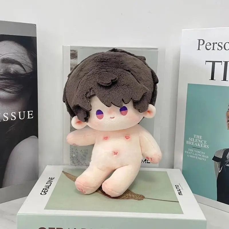 Love and Deepspace  Caleb 20CM Cosplay Plush Doll Ears Body Dress Up Plushie Puppet Figure Toys Christmas Present Cotton Doll