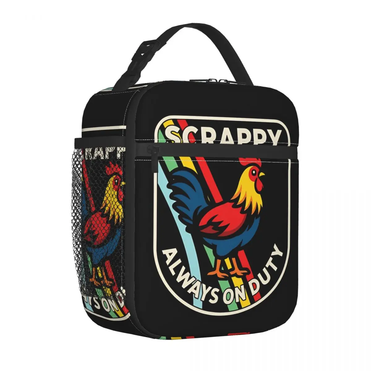 Scrappy Rooster ARC Raiders Insulated Lunch Bags Cooler Bag  Meal Container High Capacity Tote Lunch Box Food Bag Outdoor