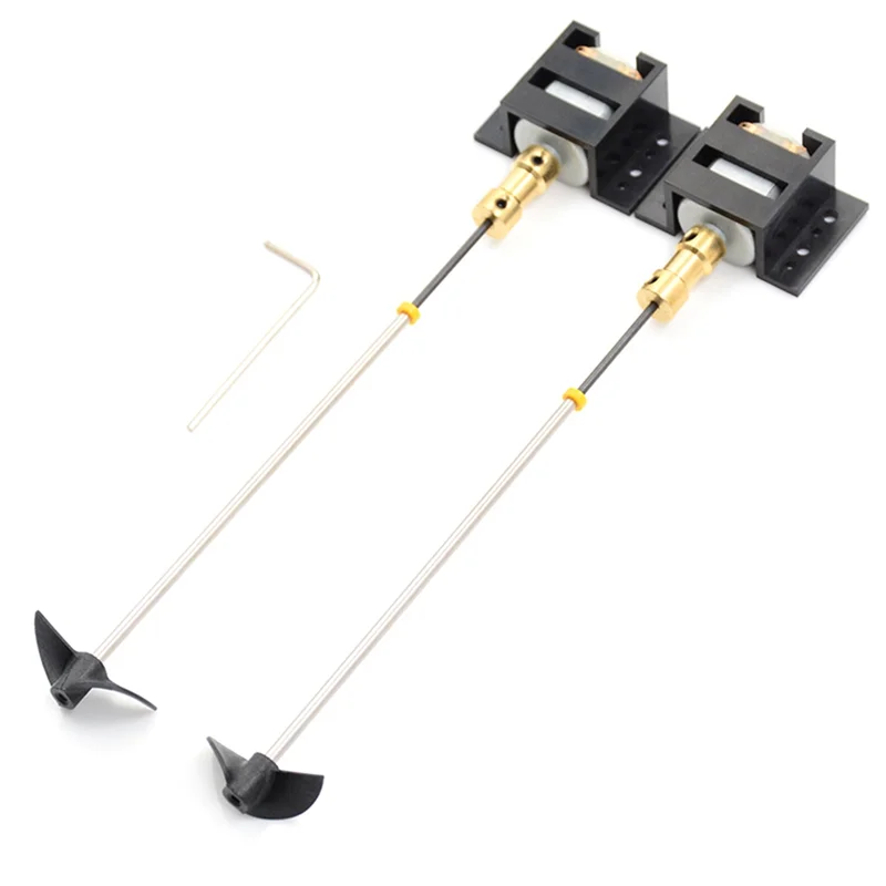 

B97A-Motors RC Boat Parts Drive Set 130 Kit Includes Motor+Motor Seat+Copper Coupling+15CM Shaft+Propellers