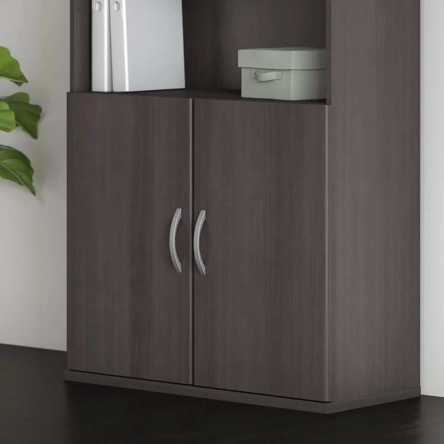

Bush Business Furniture Studio C Bookcase Door Kit in Storm Gray, Bookshelf Cabinet for Home or Professional Office