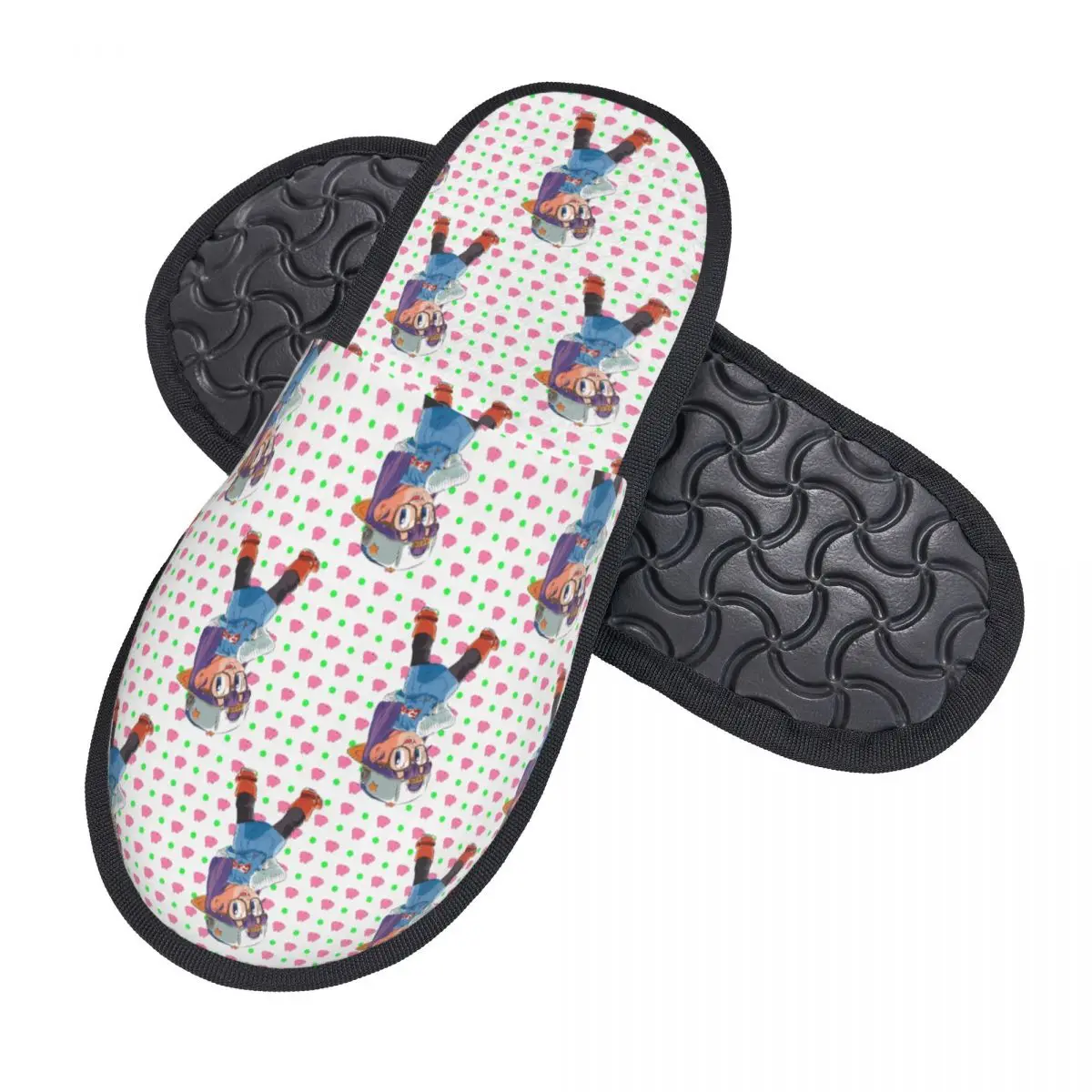 Custom Dr S-Slump Arale Norimaki Guest Slippers for Hotel Women Manga House Slipper
