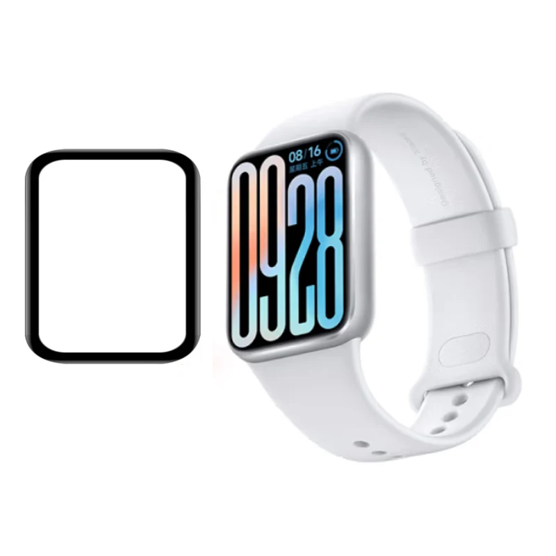 3D Soft Edgeป้องกันฟิล์มสายรัดข้อมือสําหรับXiaomi Mi Band 9 Pro/Active Smartbandป้องกันหน้าจอสมาร์ทMibandอุปกรณ์เสริม