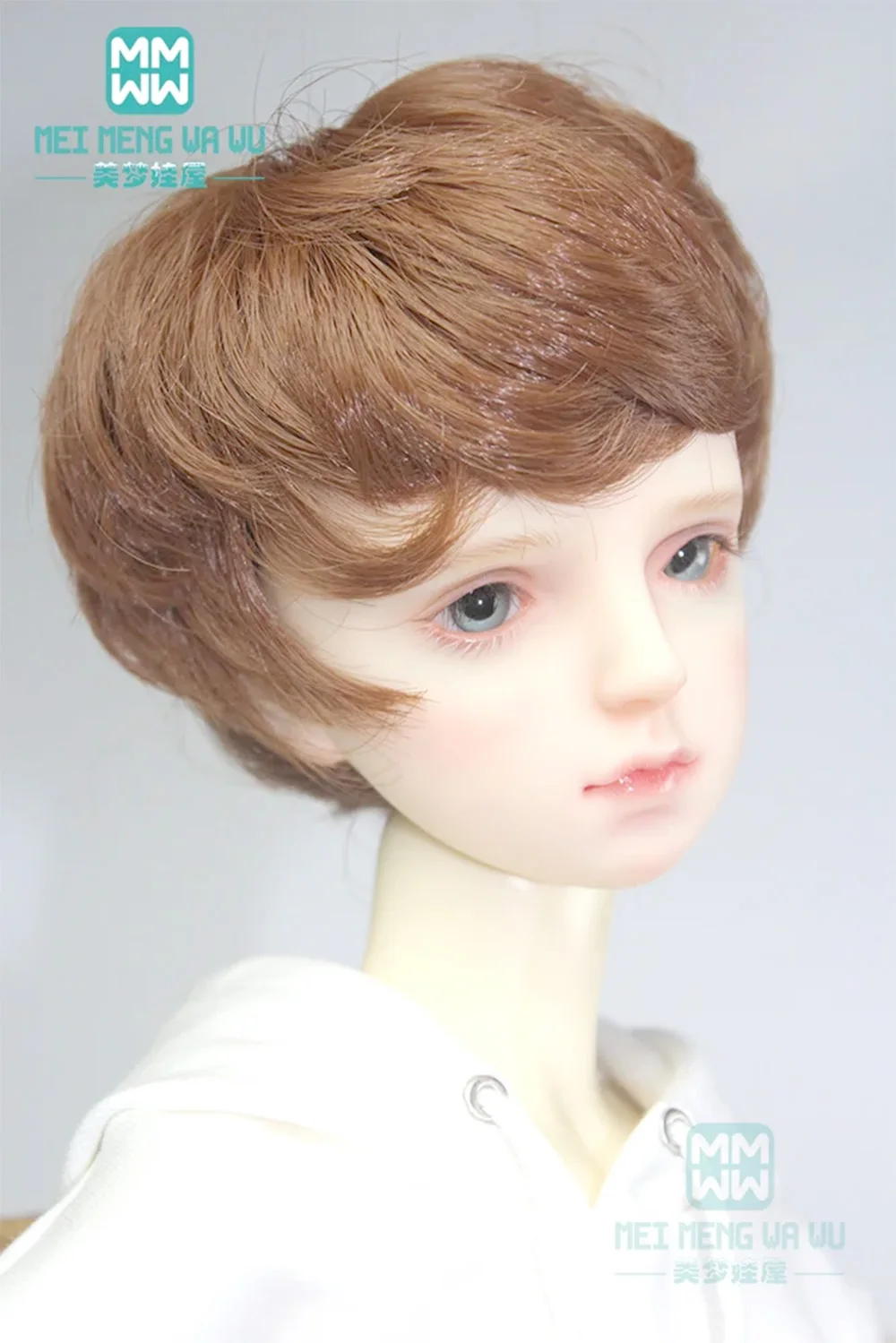 

Doll wigs brown doll hair head Clear Silicone Wig Cap Protection Cover for 1/6 1/4 1/3 BJD Doll SD doll accessories