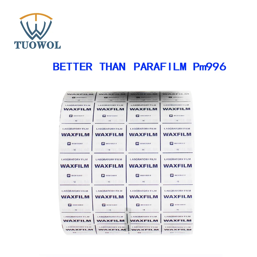 Laboratory Sealing Film Alternative to Parafilm M PM996 4 in x 125 ft Stretchable & Waterproof for Lab Flasks