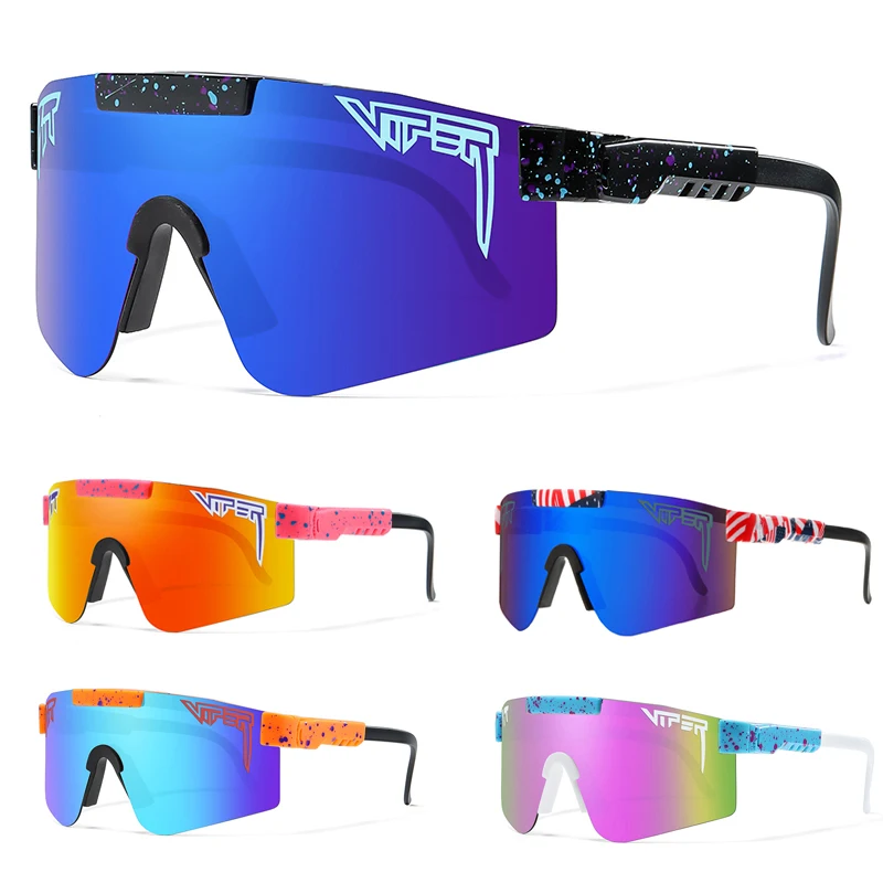 Men Women Pit Viper Cycling Glasses UV400 Sunglasses Adults Outdoor Eyewear Sport Goggles Shades Baseball Softball Sun Glasses