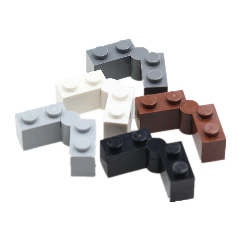 Rainbow Pig MOC Compatible Particles 3830 3831 Hinge Brick 1x4 Swivel Base Building Blocks Parts DIY Enlighten Block Bricks Toy