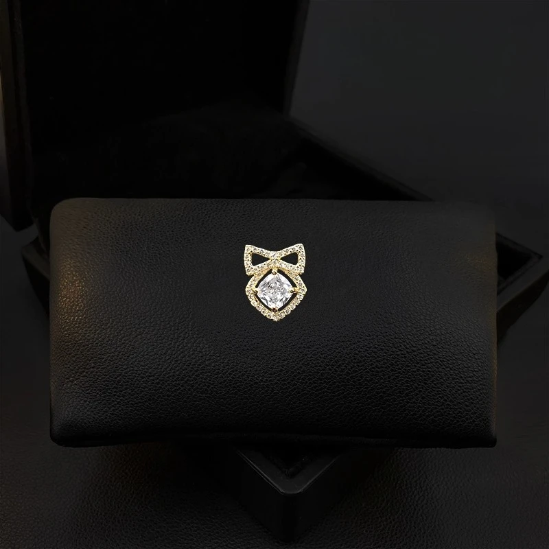

Women's Bowknot Brooch Fashion Anti-Exposure Cardigan Buckle Shirt Collar Decorative Pin Jewelry Accessory for Daily Party 5281