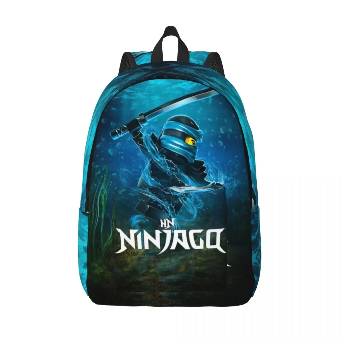 Warrior Ninjagos Backpack Middle High College School Student Bookbag Teens Canvas Daypack Gift