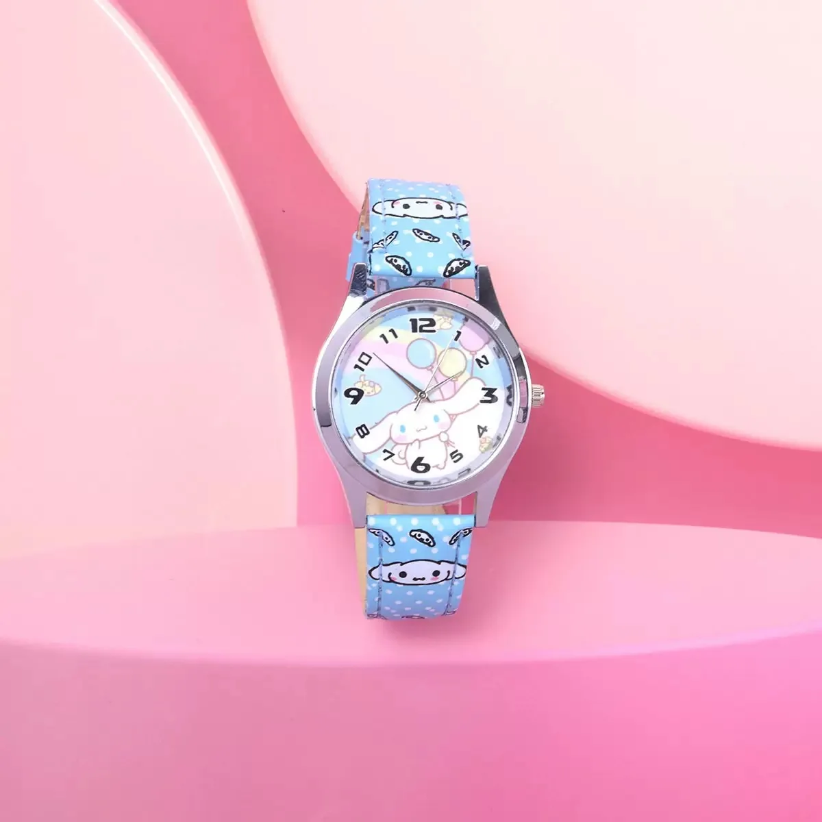 Детские часы Sanrio Kuromi Hello Kitty, силиконовый ремешок, кварцевые наручные часы с мультяшной мелодией, подарки на день рождения для девочек