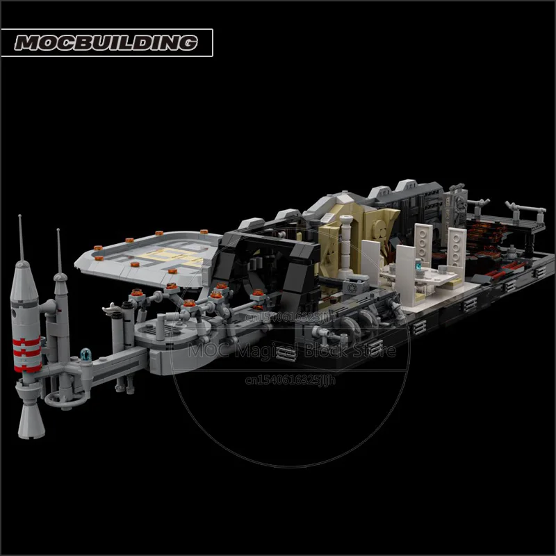 Film MOC Cloud City Remake Diorama Klocki Konstrukcyjne Architektura Technologia Klocki DIY Model do Składania Zabawki Kolekcja Prezenty