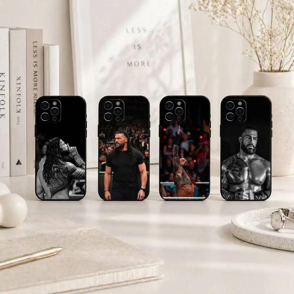Pro-wrestler R-Roman Reigns Phone Case Silicone Soft For IPhone 17 16 15 14 13 12 11 X XR Plus Pro Max Plus