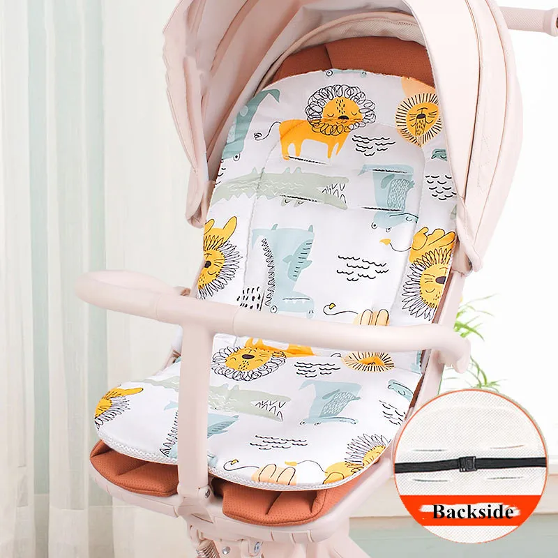 Double-sided Summer Winter Thicken Baby Stroller Seat Cushion Pad Universal Shockproof Pram Pushchair Seat Insert Liner Mattress