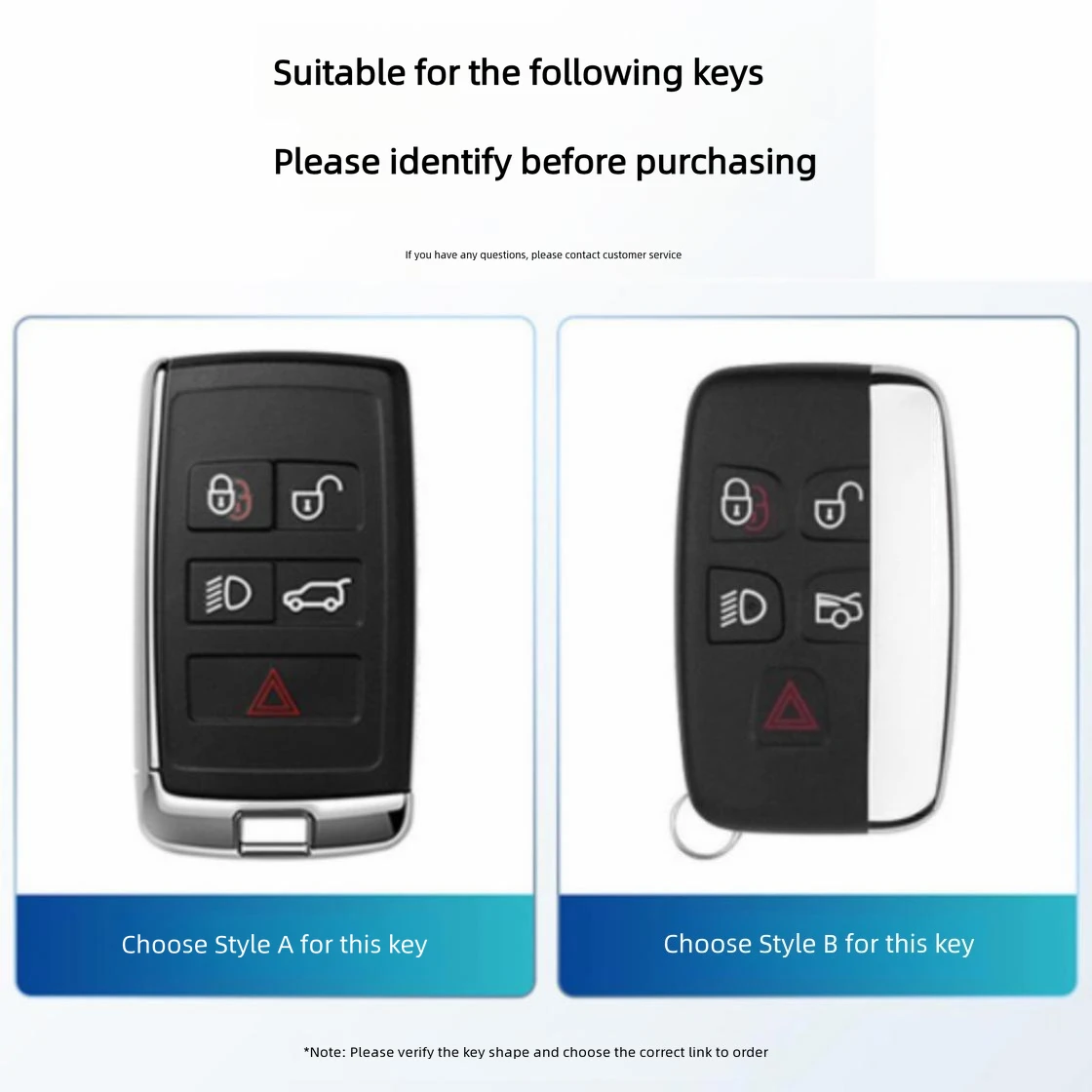 Zinc Alloy Car Key Case Cover Shell Protector Fob Holder for Jaguar XEL XFL E-PACE F-PACE F-TYPE XF XE XJL I-PACE Accessories - view 2