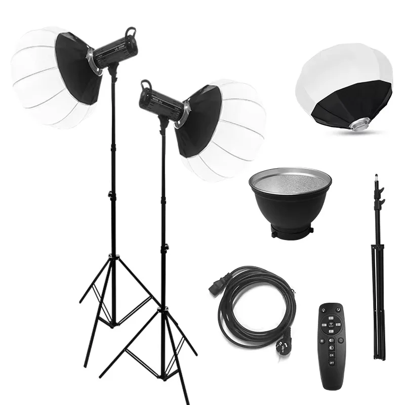 150W Softbox Photography Studio Lighting Kit with 2.8M Tripod for Videos Photos Live Streaming Equipment