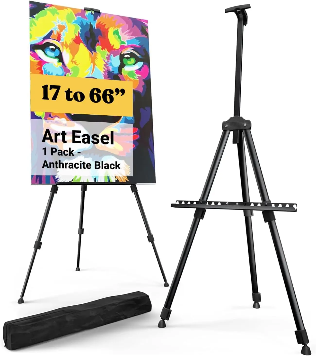Adjustable Tripod Artist Easel, 62