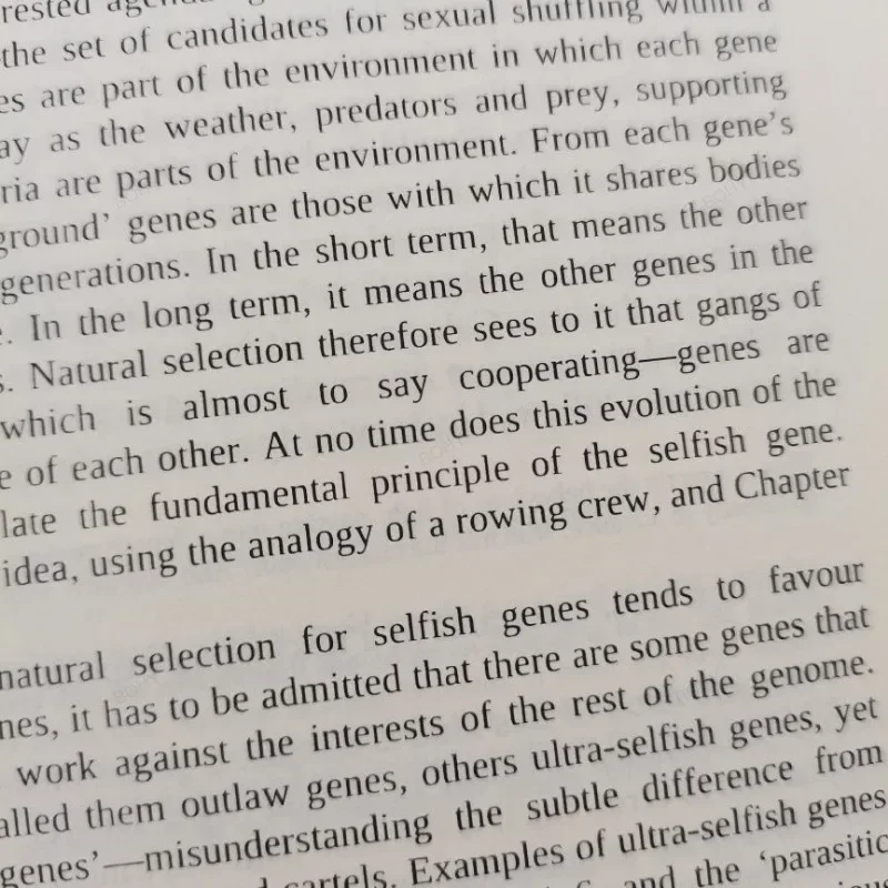 Edición del 40 aniversario de The Selfish Gene de Richard Dawkins Libro en inglés de bolsillo