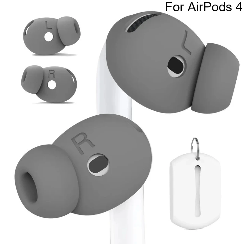 Eartips for AirPods 4 4th Silicone Tips Generation Anti Slip For AirPods 5 Replacement Earbuds Earphones Lightweight Slim Fit image 5