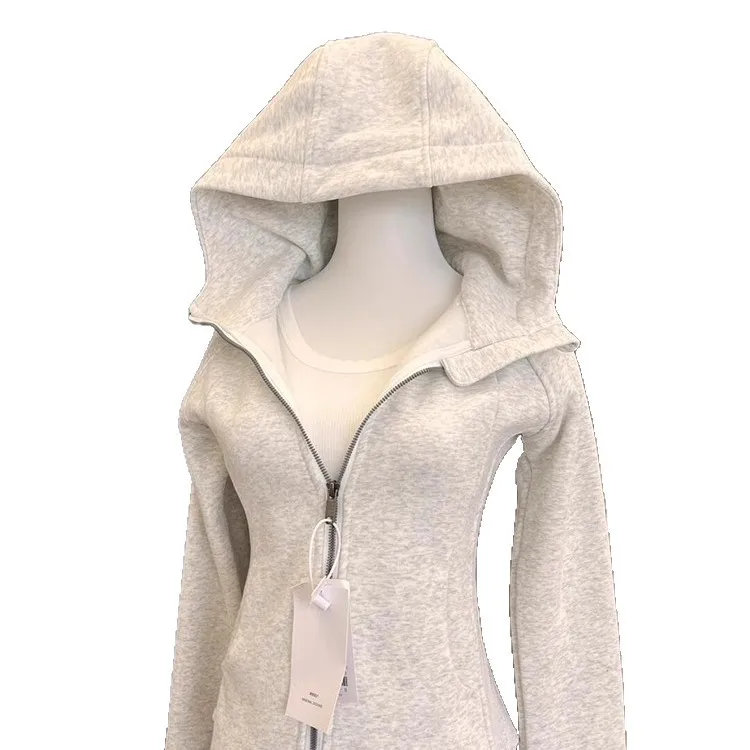 Slim-fit Jacket Sweater Spring and Autumn Clothes Hooded 2025 New