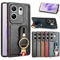 For Infinix Zero 30 4G New Anti-Shock Business Leather Wristband Cover Case For Zero 30 4G X6731B CNon-Slip Protective Case