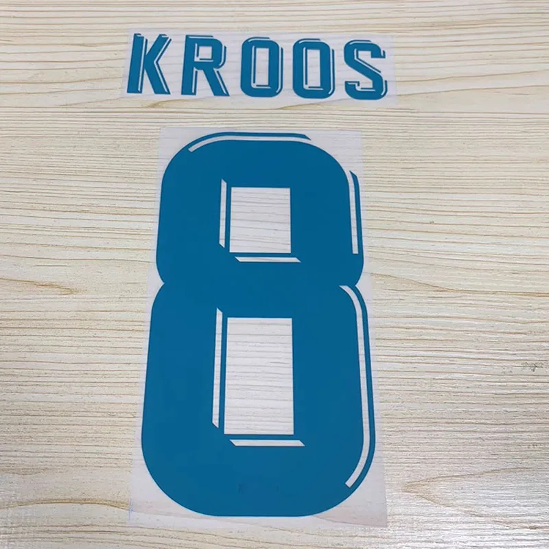 2017-2018 لعبة كرة القدم المنزل بعيدا ملصق فينيل الحديد على نقل الحرارة شخصية اسم رقم التصحيح الراعي الصدر الإعلان #4