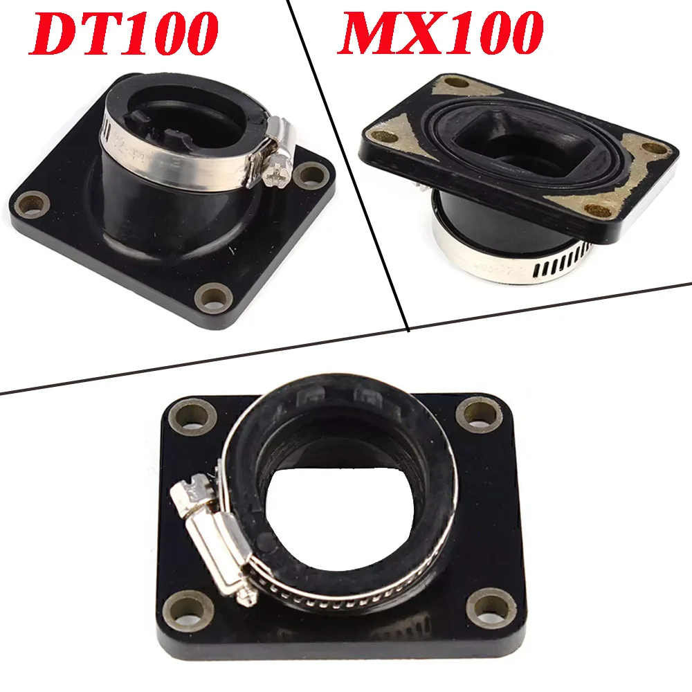 Motorcycle Carburetor Interface Intake Manifold Adapter Joint Boots For Yamaha DT100 MX100  560-13565-00-00