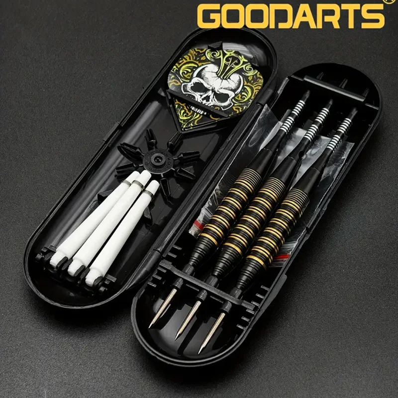 Professional Copper Metal Tip Darts with Carrying Case 23g Including Replacement Rods Springs Rubber O-rings for Halloween Gift