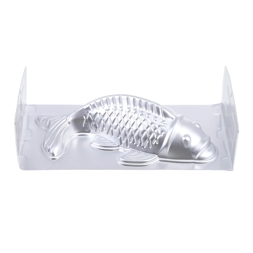 Fish Mold Carp Shaped Rice Cake Making Tool Carp-shaped Aluminum Baking Tray Cupcake Mini Kitchen Decor Decorate