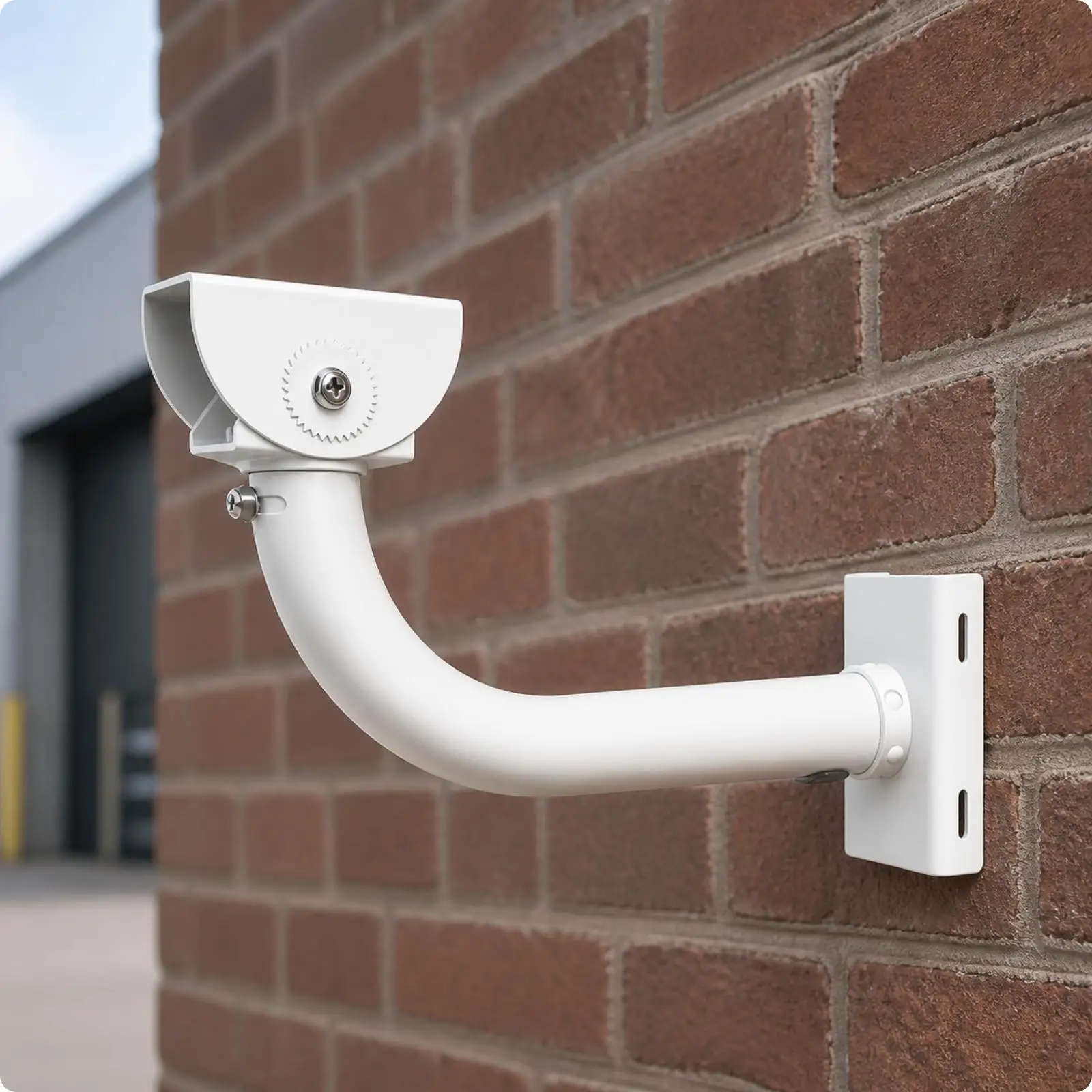 Surveillance Camera Mounting Bracket 360-Degree Swivel Security Camera Mount with Cable Routing Hardware Compatible
