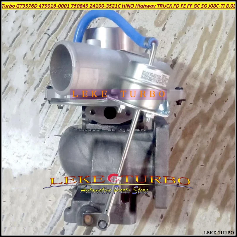 توربو GT3576D 479016 479016 -0001 750849 750849 -5001S 241003521 ج 241003251   لشاحنة الطريق السريع هينو FD FE FF GC SG J08C-Ti 8.0L