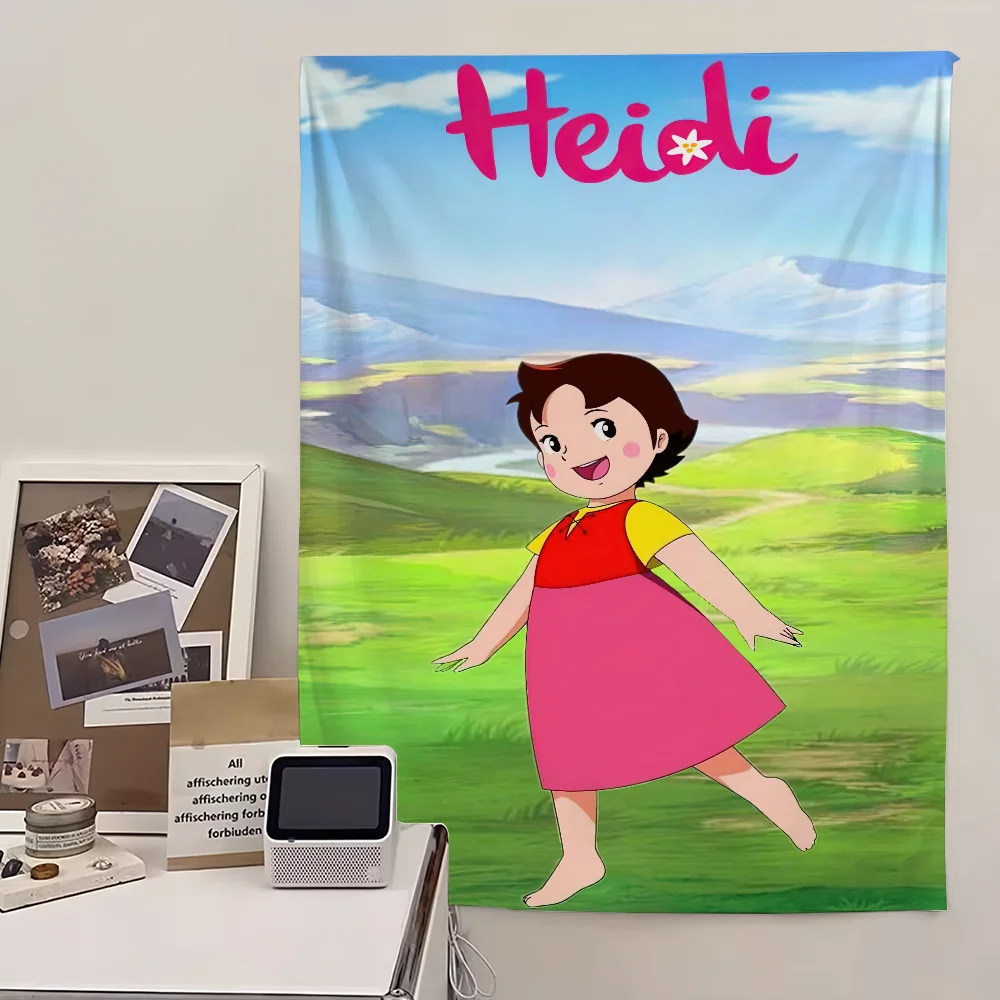 Cartoon H-Heidi G-Girl Cute flag Living Room Wall Club Hangi