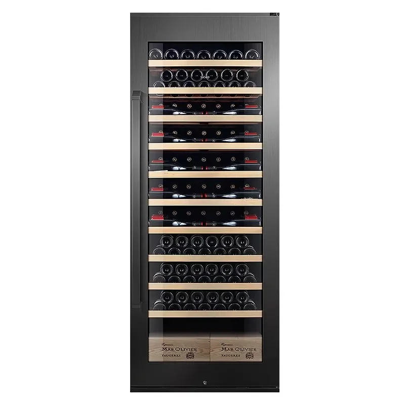Commercial Upright Wine Cooler Fridge 300 Bottles Champagne Display Rack Large Capacity Wine Refrigerator For Bar Restaurant view 4