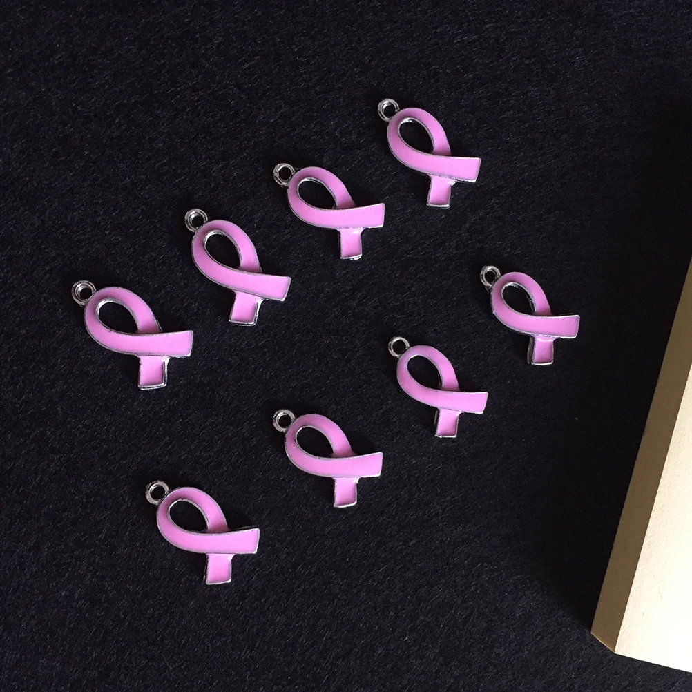 

50 Pcs Dainty Yellow Women Charms Necklaces for Womens Earrings Pendant DIY Ribbon Metal Miss