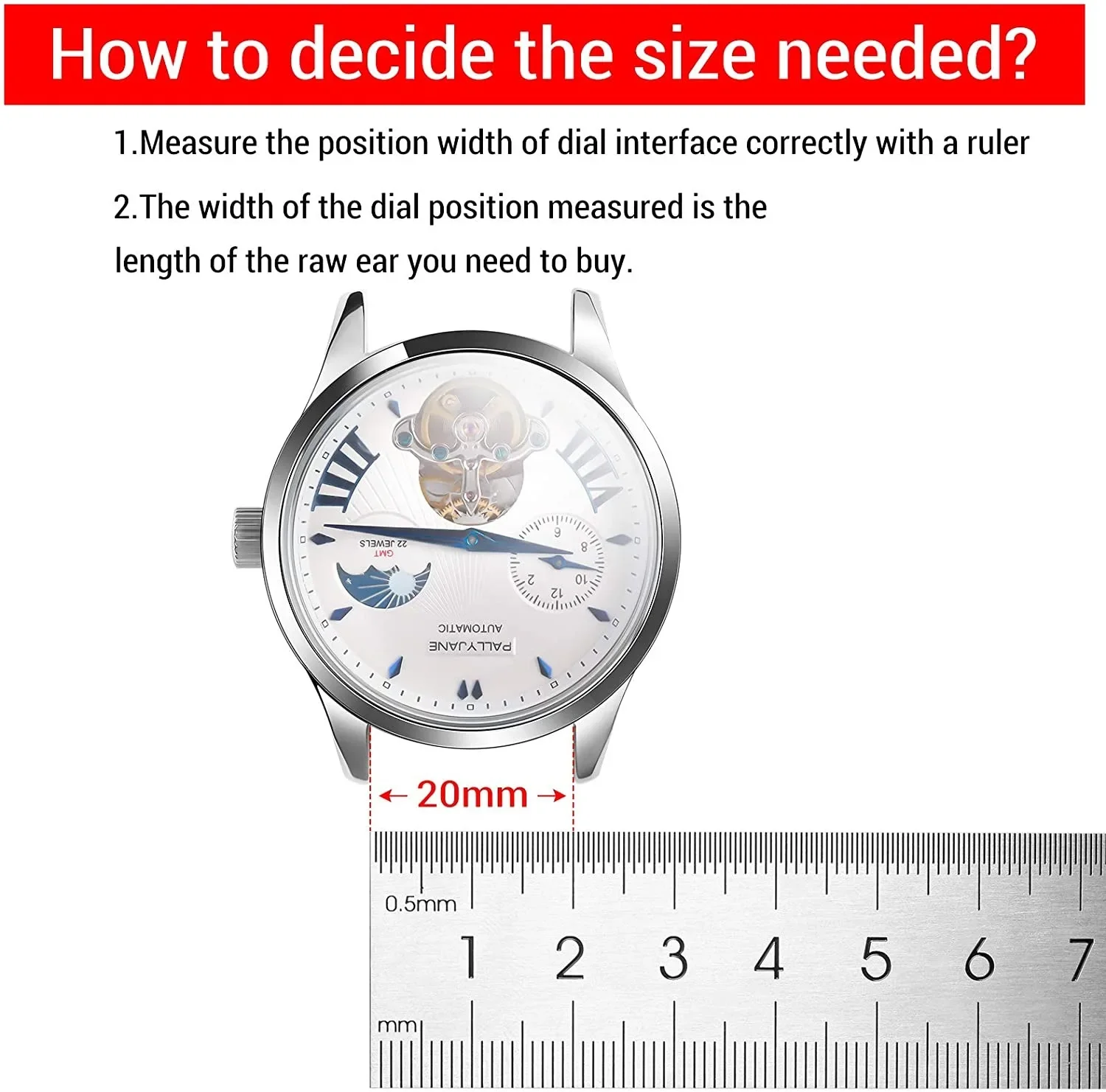 20 шт., штифты для ремешка для часов, диаметр 1,5 мм, полностью из нержавеющей стали, пружинные стержни для часов 16/17/18/19/20/21/22/23/24/25/26 мм, комплект для ремонта часов