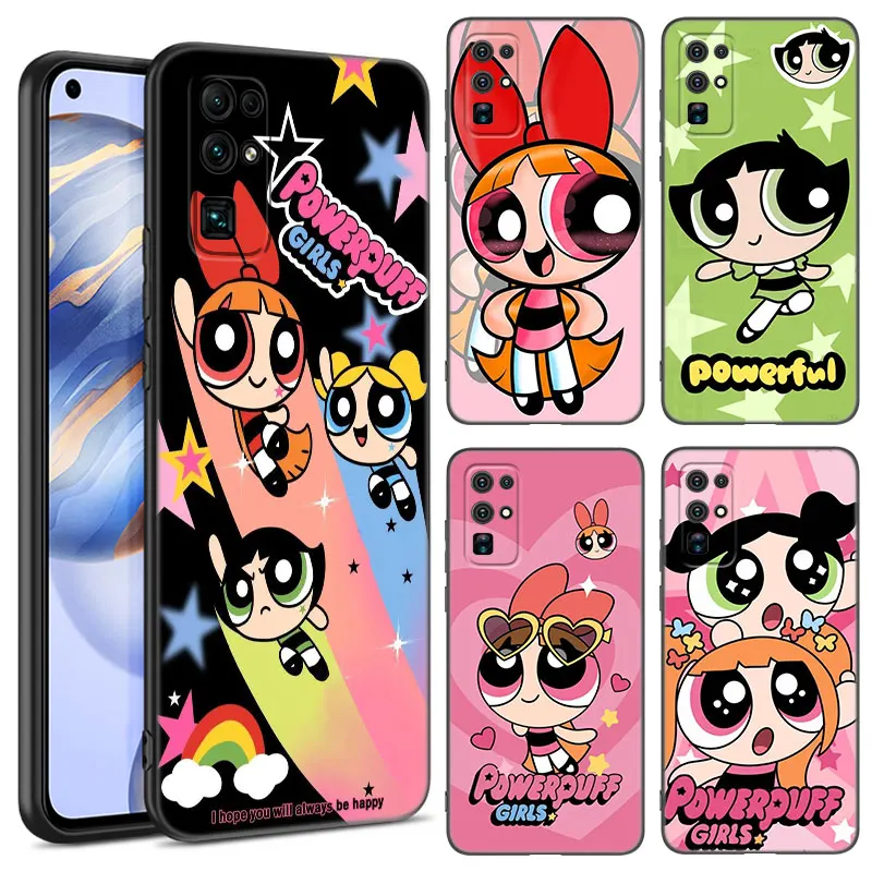 The P-Powerpuff Girls Phone Case For Huawei Honor 70 90 Lite X40 GT X50 i X5 Plus X6A X6S X7A X8A X8B X6 X7 X8 X9 4G X9A X9B 5G