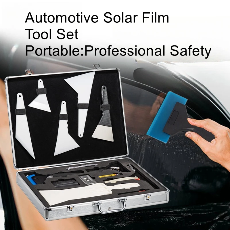 Car solar film tools set film tools construction special heat insulation film window film scraper full set