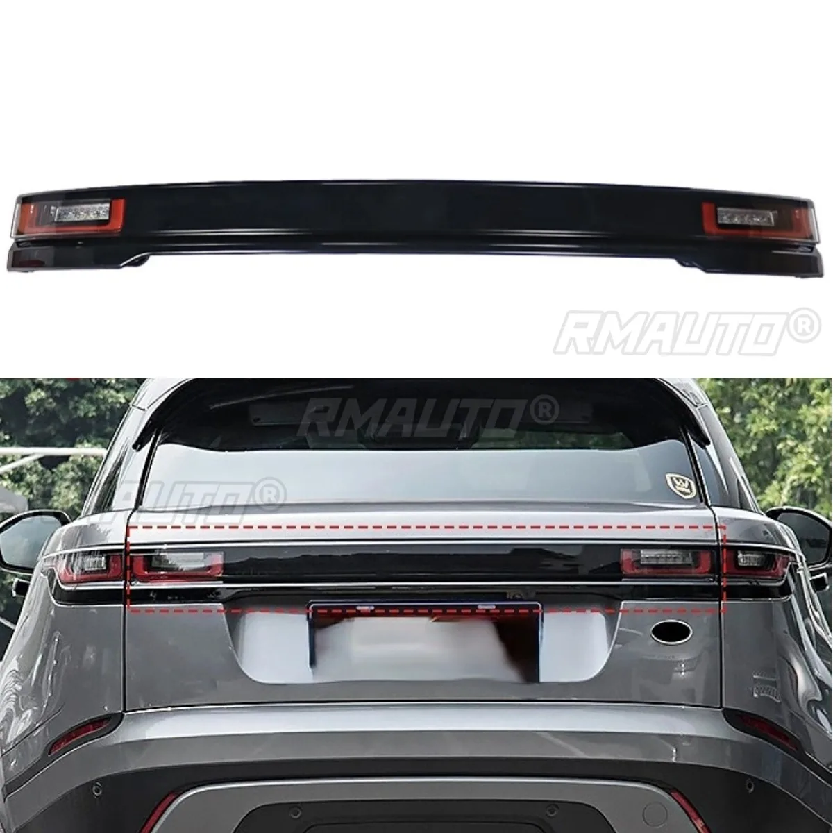 

Car Tail Lights Outer LED Tail Light Assembly Rear Brake Lamp Chin Body Kit For Range Rover Vela 2017-2024 Car Accessories