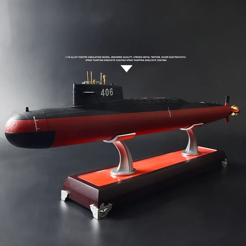 1:200 Submarine Model 092 Type Strategic Submarine Alloy Ship Model Static Simulation Ornaments Gift