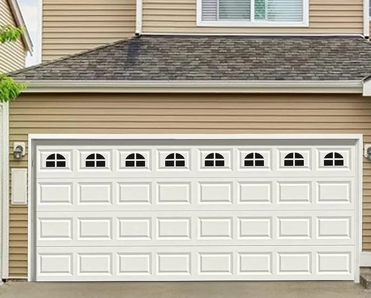 

EdgyDoor Custom Garage Panel Door Finger Security Anti-theft Garage Door Commercial Residential Finished Product