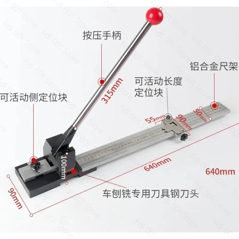 Creasing and Die Cutting Machine Indentation Strip Cutter Mechanical Scissors for Paper Cardboard Box Slitter