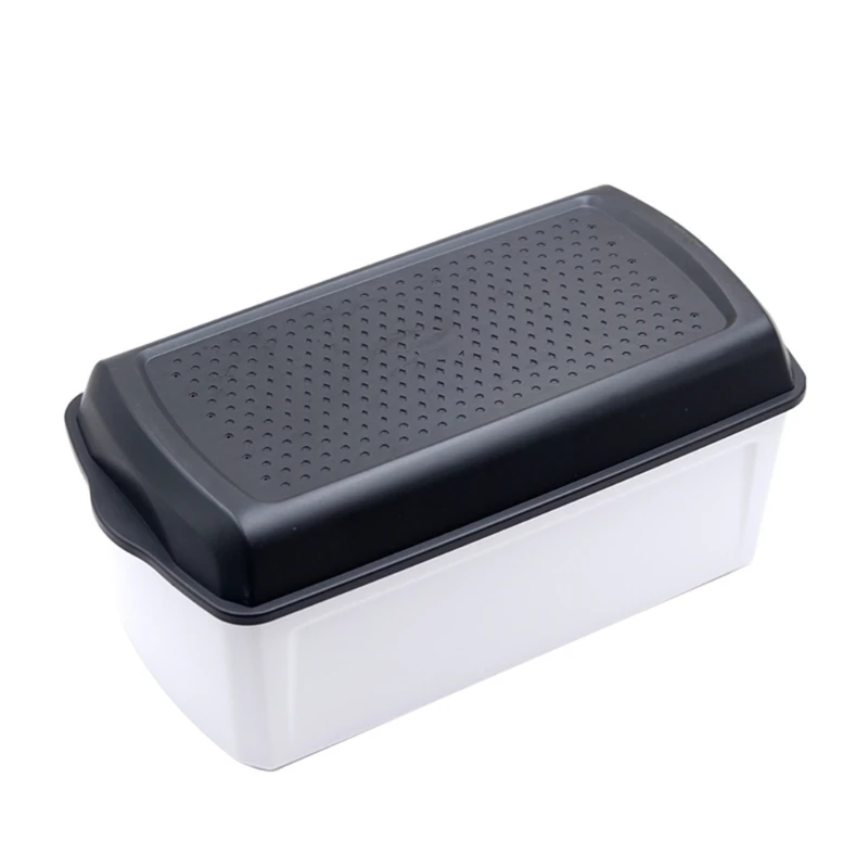 

Bread Holder Bin with Lid Large Vintage Bread Boxes Plastic Bread Loaf Storage Container for Kitchens Organiser