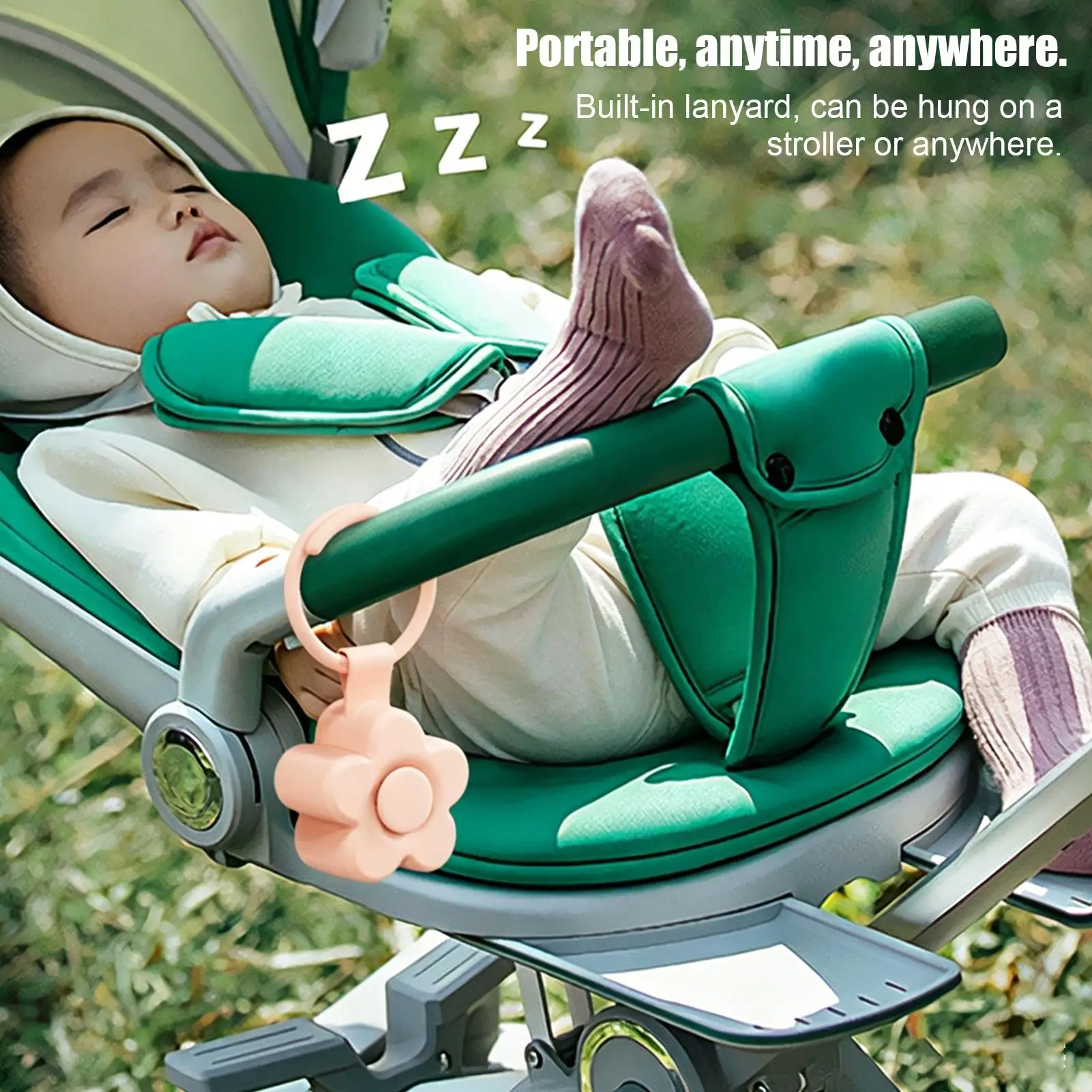 travel-sound-machine-20-sounds-soothing-portable-rechargeable-timer-kids-stroller-toys-for-stroller-crib-airplane-traveling