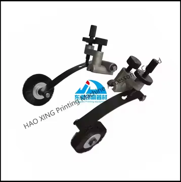 1 Pair Paper Rubber Wheel Assembly Printing Machine Press Wheel for Komori Printing Machine Mounting Hole 6mm Feeder Runner