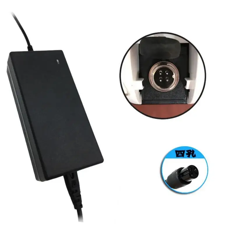 Scooter Charger for Segway Ninebot S/S-MAX/Mini Lite/Mini PRO 63V 1.1A Adapter Balance Car Self-Balancing Scooter 4-Pin Adapter