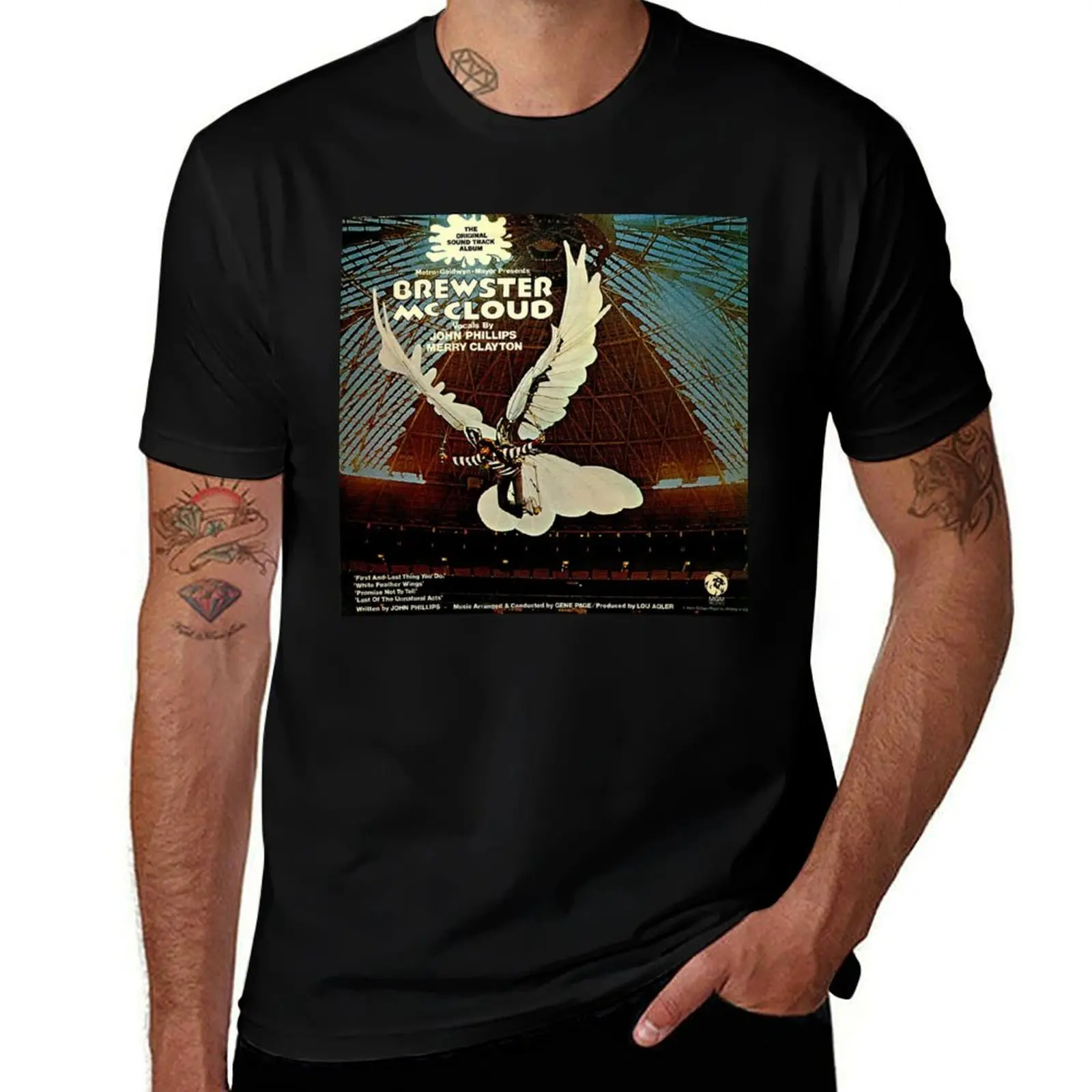 

Brewster McCloud vintage T-Shirt man t shirt heavy cotton t shirts for man pack white T-Shirt