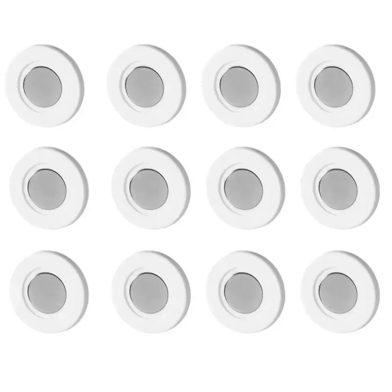 3/6/12pcs Magnetic Remote Control Holder Wall Mount Adhesive Remote Control Holder Strong Hold TV Remote Holder Home Office