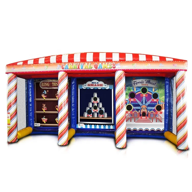 

3 in 1 Inflatable Carnival Games Inflatable Sport Games for Sale