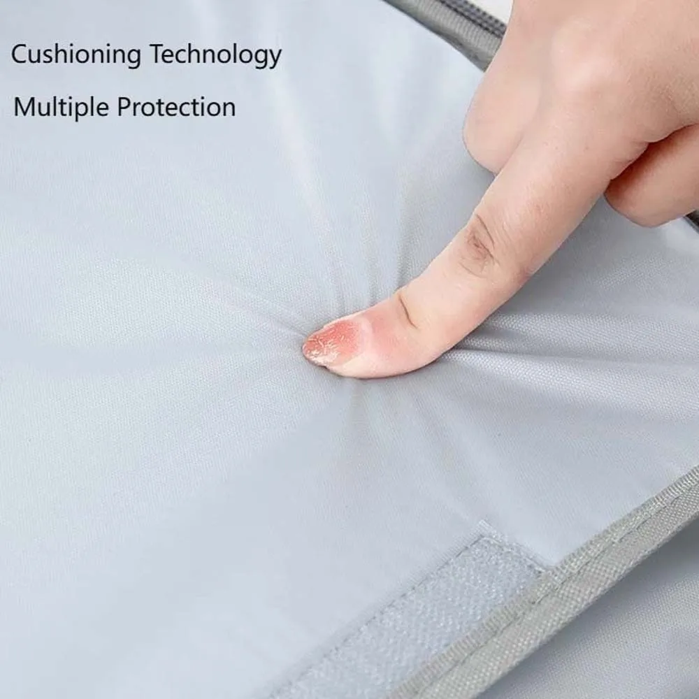 

Сумка для ноутбука из ткани Оксфорд, однотонная сумка для хранения компьютера большой емкости, полиэстер, деловой портфель для предотвращения царапин