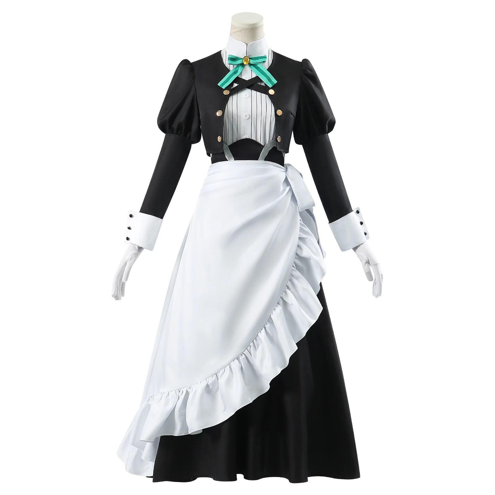 Anime Kimi Wa Meido-sama Xue Maid Cosplay Costume Snow Black Lolita Dress Coat Woman Cute Halloween Xmas Birthday Party Suit